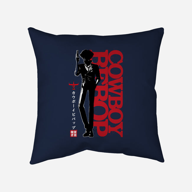 Shadow Of A Space Cowboy-none removable cover throw pillow-DrMonekers