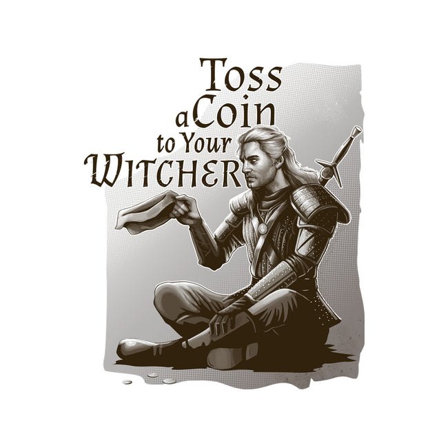 Toss A Coin to Your Witcher-womens racerback tank-daobiwan
