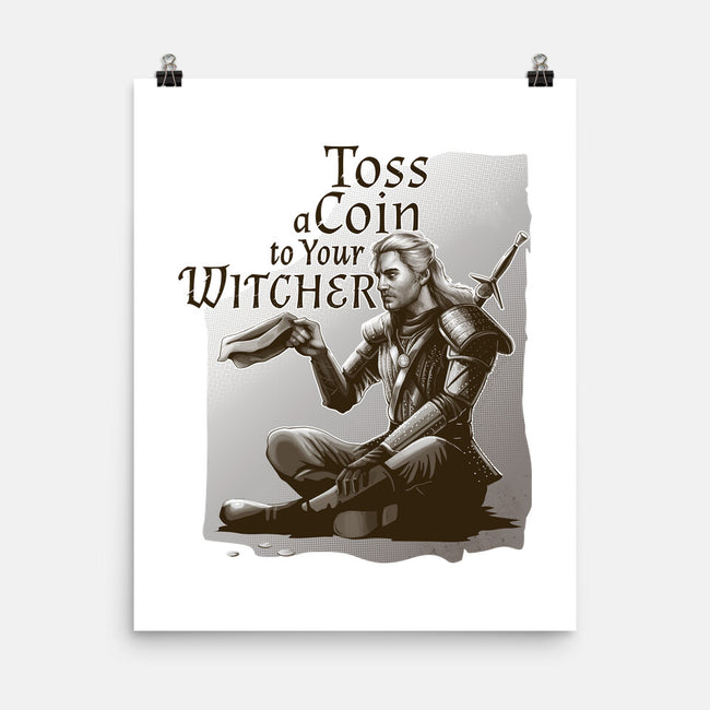 Toss A Coin to Your Witcher-none matte poster-daobiwan