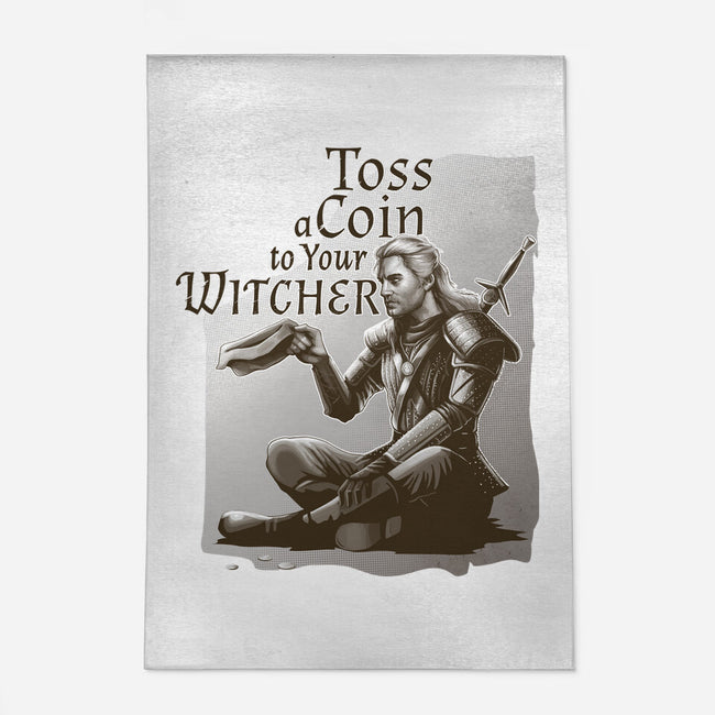 Toss A Coin to Your Witcher-none outdoor rug-daobiwan