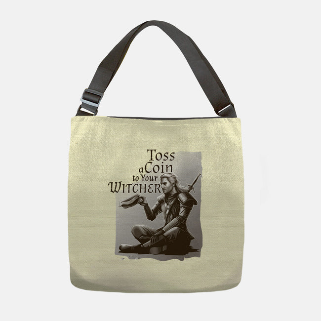Toss A Coin to Your Witcher-none adjustable tote-daobiwan