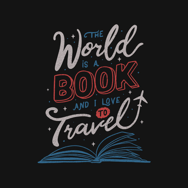 The World Is A Book-none removable cover w insert throw pillow-tobefonseca