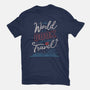The World Is A Book-mens basic tee-tobefonseca