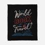 The World Is A Book-none fleece blanket-tobefonseca