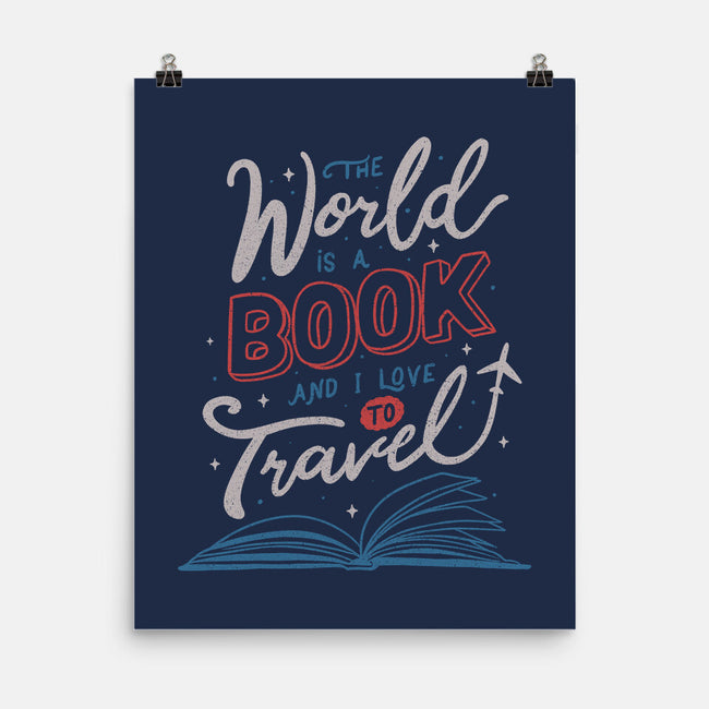 The World Is A Book-none matte poster-tobefonseca