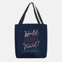 The World Is A Book-none basic tote-tobefonseca