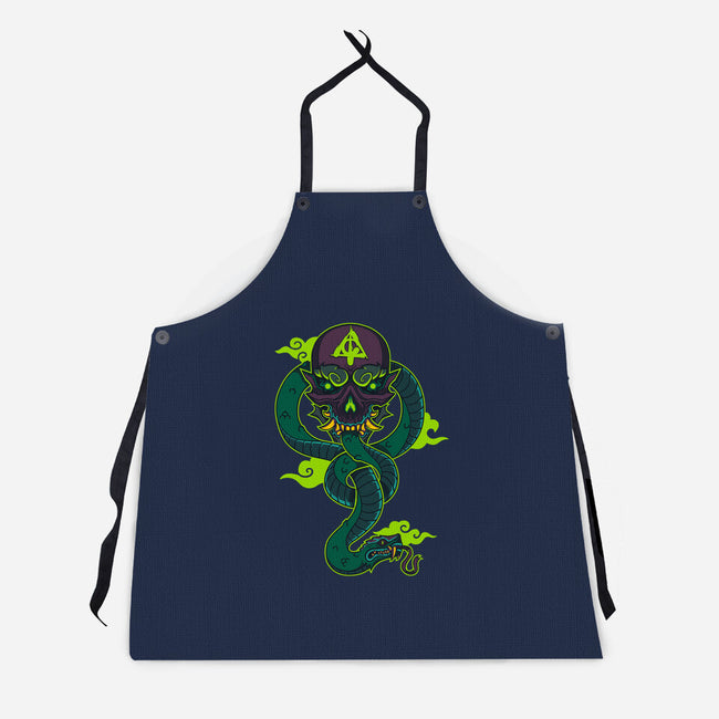 Oni Morsmordre-unisex kitchen apron-theteenosaur