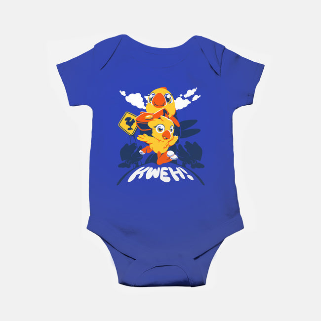 Kweh Chocobo-baby basic onesie-estudiofitas