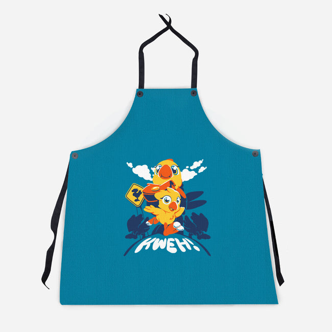 Kweh Chocobo-unisex kitchen apron-estudiofitas