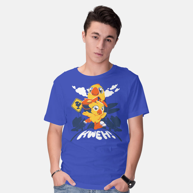 Kweh Chocobo-mens basic tee-estudiofitas