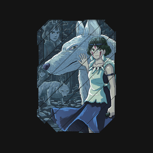 Mononoke Tiles-unisex basic tee-danielmorris1993