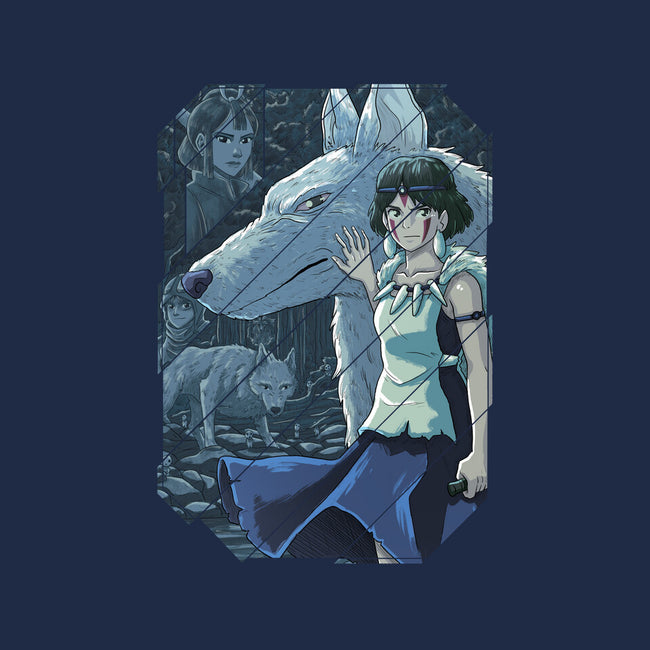 Mononoke Tiles-womens basic tee-danielmorris1993