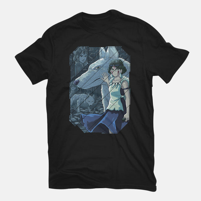 Mononoke Tiles-unisex basic tee-danielmorris1993