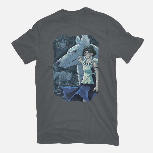 Mononoke Tiles-womens basic tee-danielmorris1993