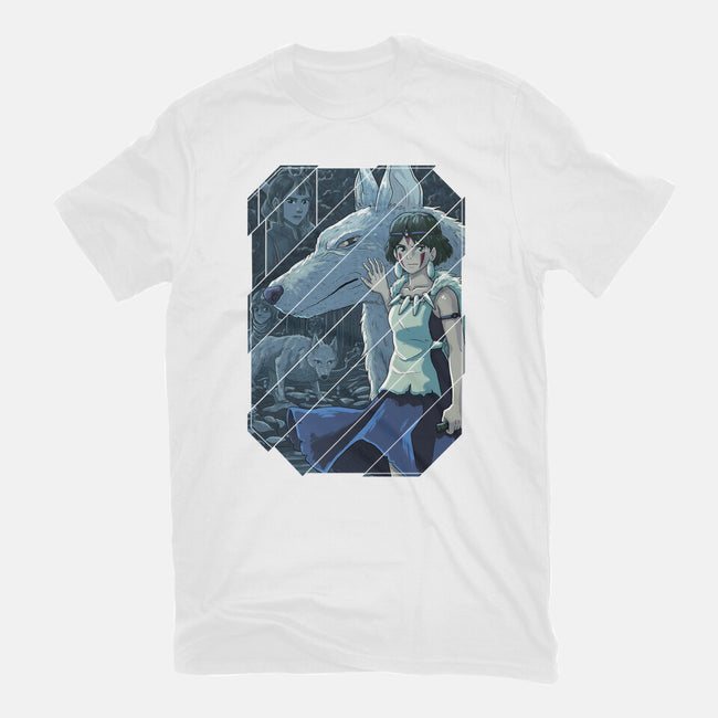 Mononoke Tiles-womens basic tee-danielmorris1993
