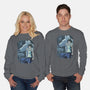 Mononoke Tiles-unisex crew neck sweatshirt-danielmorris1993