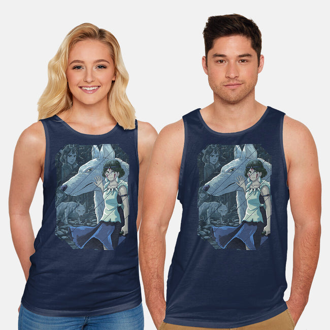 Mononoke Tiles-unisex basic tank-danielmorris1993