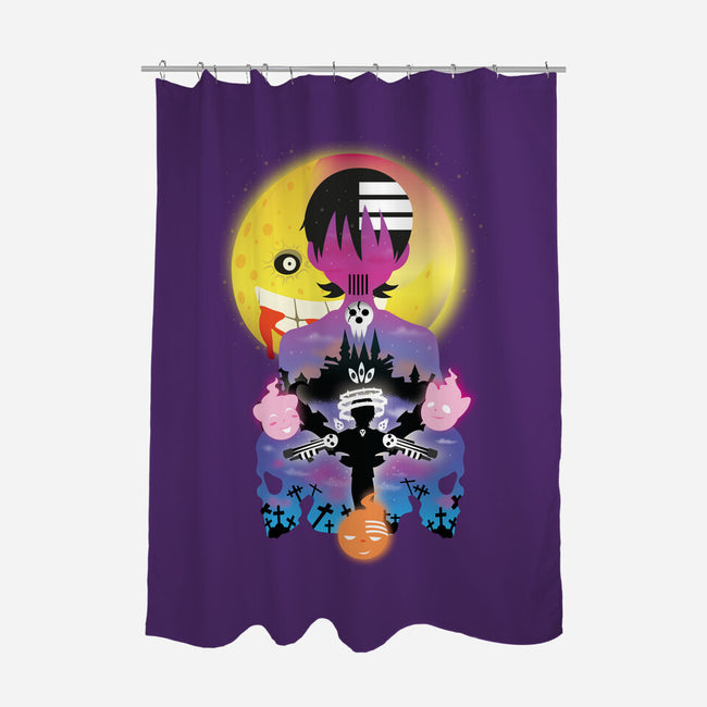 Resonance Of The Reaper-none polyester shower curtain-SwensonaDesigns