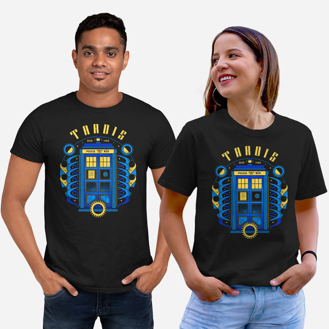 The Blue Phone Box-unisex basic tee-Logozaste