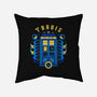 The Blue Phone Box-none removable cover w insert throw pillow-Logozaste