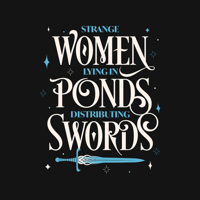 Strange Women-none drawstring bag-zawitees