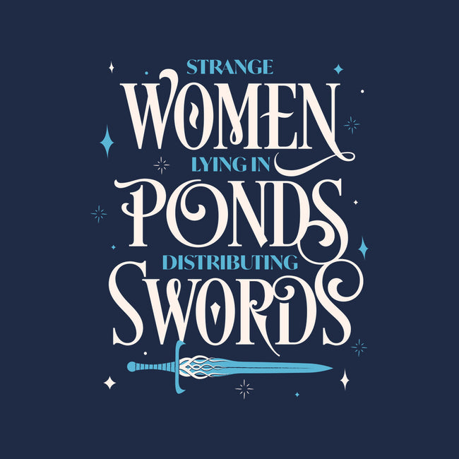 Strange Women-none drawstring bag-zawitees