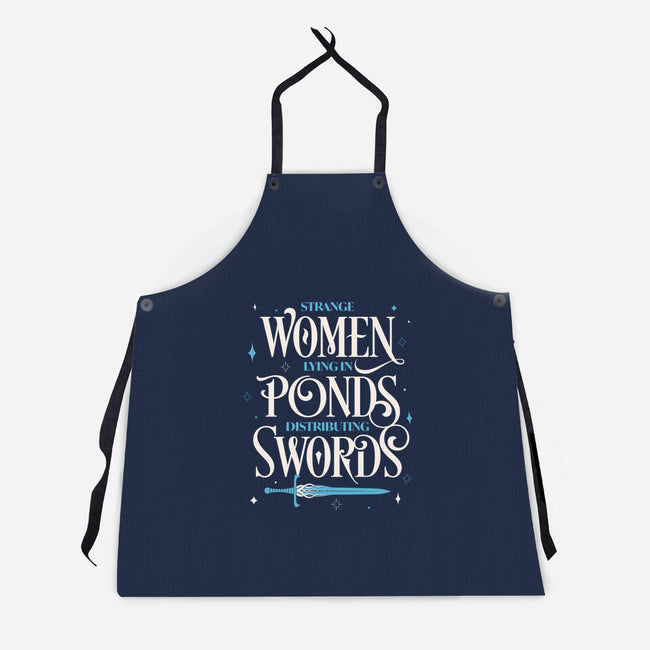 Strange Women-unisex kitchen apron-zawitees