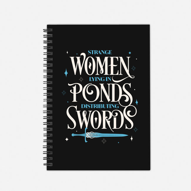 Strange Women-none dot grid notebook-zawitees