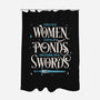Strange Women-none polyester shower curtain-zawitees