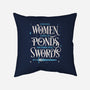 Strange Women-none removable cover throw pillow-zawitees