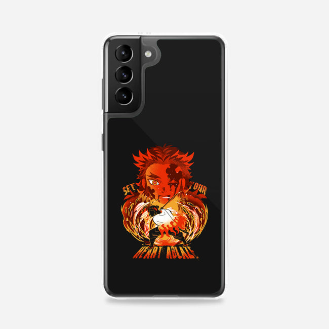 Set Your Heart Ablaze-samsung snap phone case-constantine2454