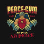 Peace Gym-none removable cover w insert throw pillow-teesgeex
