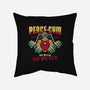 Peace Gym-none removable cover w insert throw pillow-teesgeex