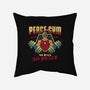 Peace Gym-none removable cover throw pillow-teesgeex