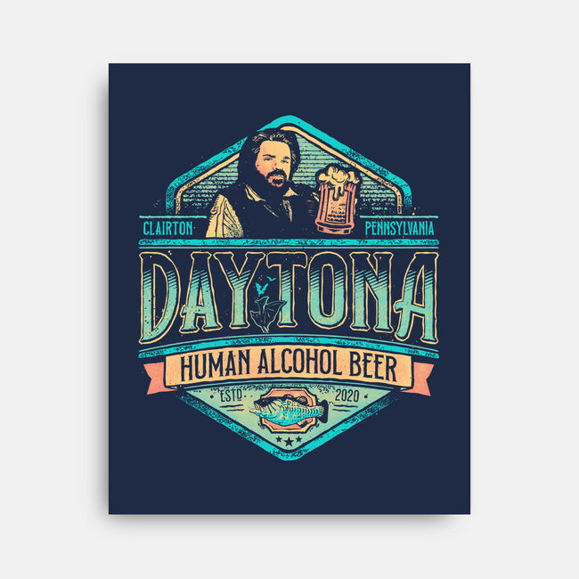 Human Alcohol Beer-none stretched canvas-teesgeex