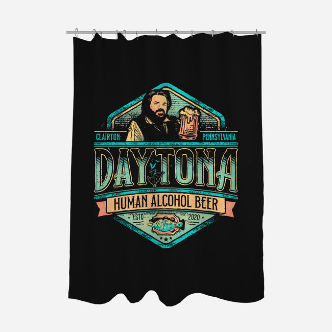 Human Alcohol Beer-none polyester shower curtain-teesgeex