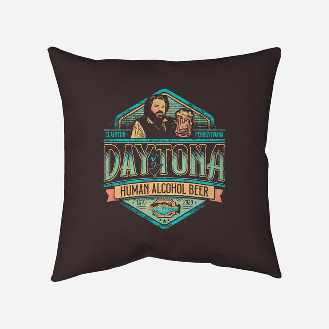 Human Alcohol Beer-none removable cover w insert throw pillow-teesgeex