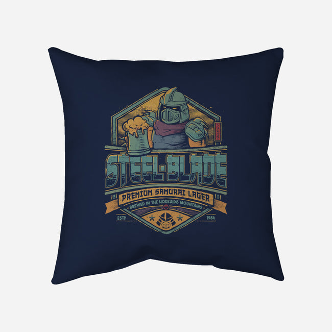 Steel Blade Lager-none removable cover w insert throw pillow-teesgeex