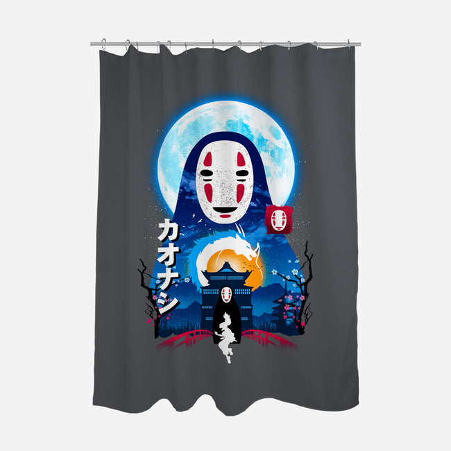 No Faceless-none polyester shower curtain-hirolabs