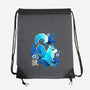 Wolf Spirit-none drawstring bag-NemiMakeit