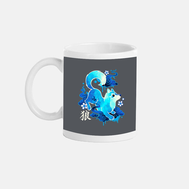 Wolf Spirit-none glossy mug-NemiMakeit