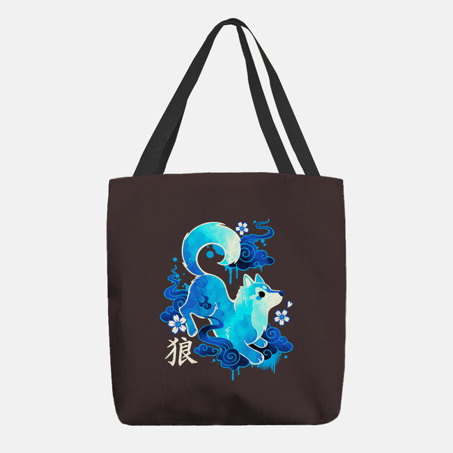 Wolf Spirit-none basic tote-NemiMakeit