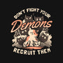 Recruit Your Demons-none zippered laptop sleeve-eduely