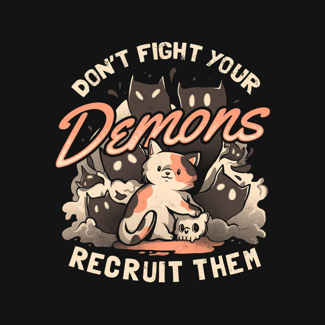 Recruit Your Demons-none stretched canvas-eduely