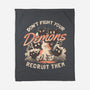 Recruit Your Demons-none fleece blanket-eduely