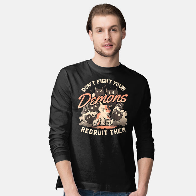 Recruit Your Demons-mens long sleeved tee-eduely