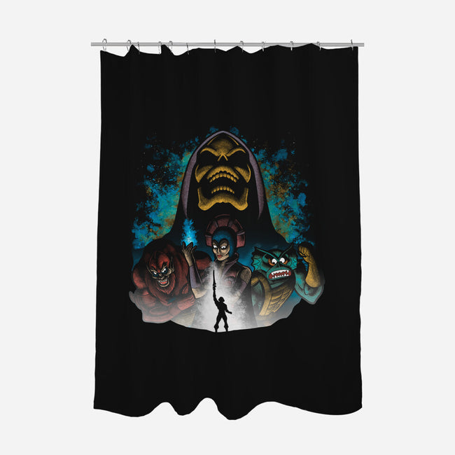 Villains Of Eternia-none polyester shower curtain-trheewood