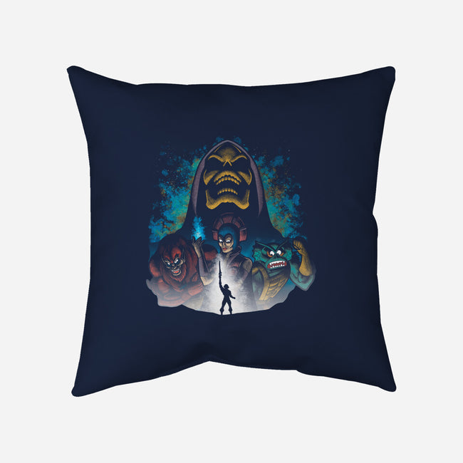 Villains Of Eternia-none removable cover throw pillow-trheewood
