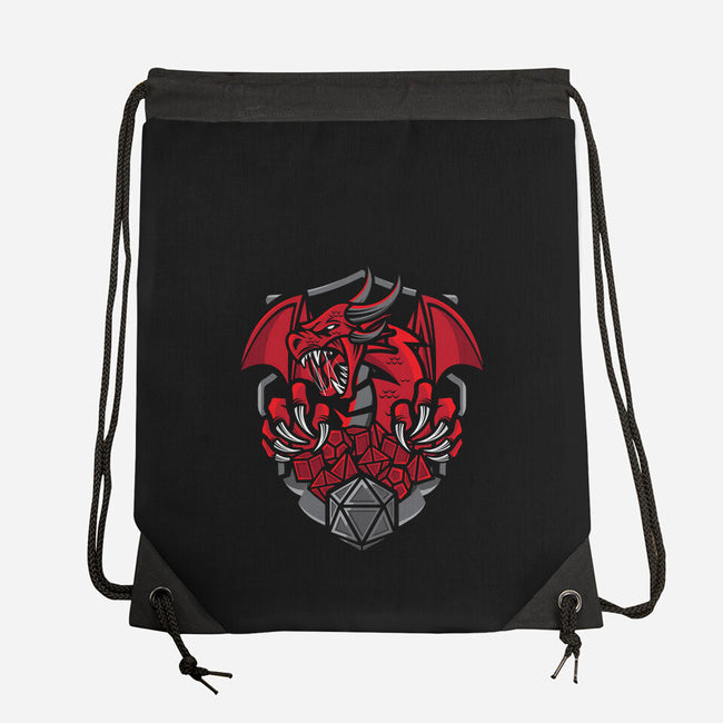 Dice And Dragons-none drawstring bag-jrberger