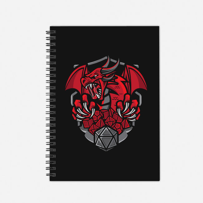Dice And Dragons-none dot grid notebook-jrberger